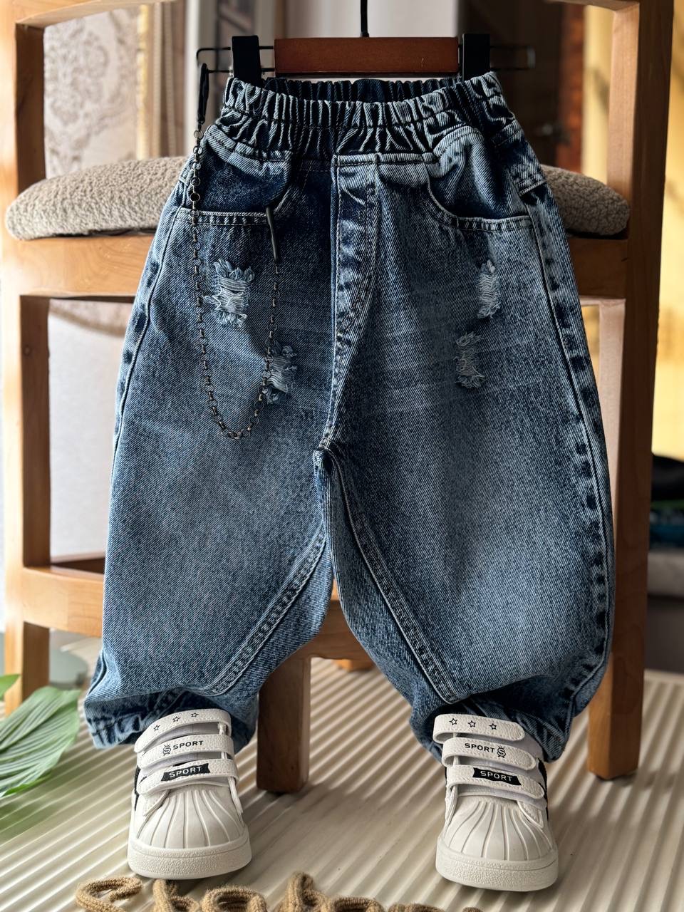 IMG_0974 41-12 شلوار جین مام آبی - Image 1