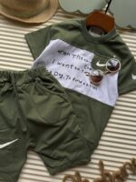 ۲-۱۱۱۵ تیشرت شلوارک فونت نایکی